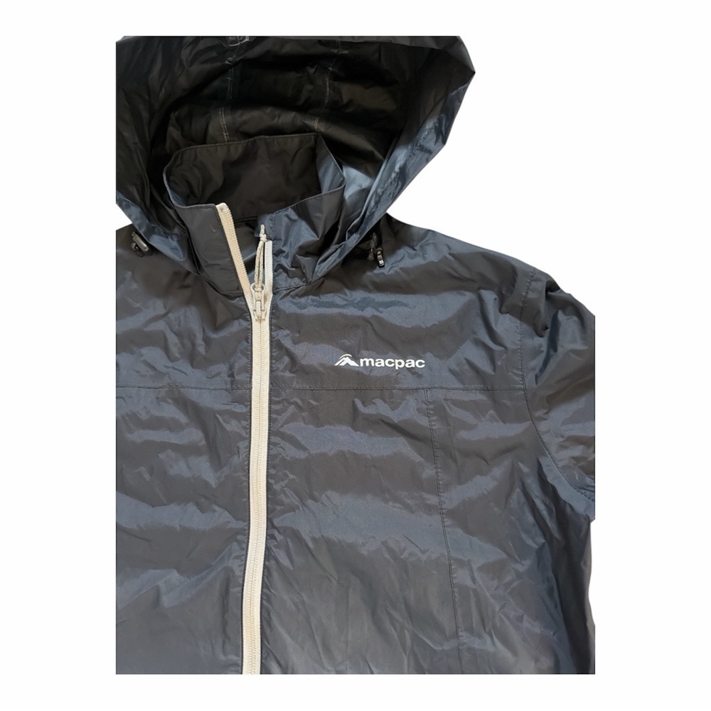 MACPAC UNISEX BLUE HOODED RAIN JACKET XXS - Picture 3 of 5